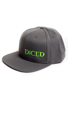 Grey DiCED High-Profile Wool Blend Hat